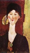 Amedeo Modigliani Portrait of Beatrice Hastings Sweden oil painting artist